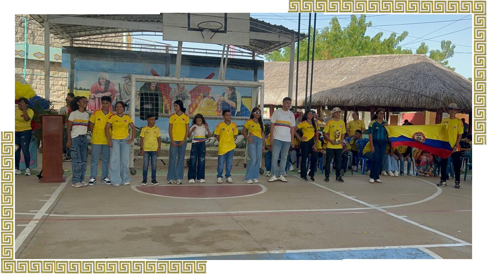 Celebración del Día del Estudiante en la Escuela Normal Superior Indígena de Uribia